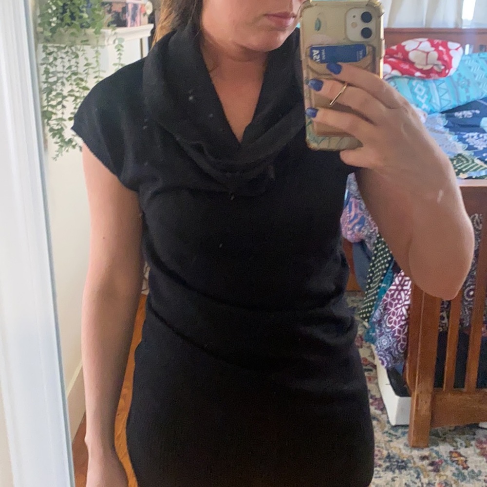 Large cowl neck sweater
